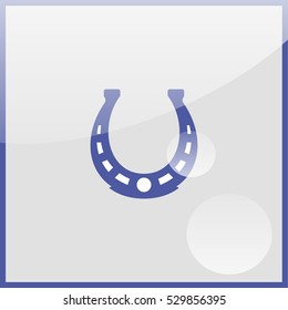 Simple icon horseshoe.