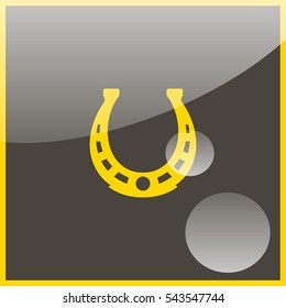 Simple icon horseshoe.