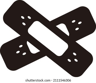 the simple icon of hospital