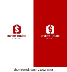 Simple Icon House with Dollar Sign Logo Vector, House Logo with Letter S Illustration for Building and Architecture Company