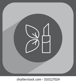 Simple icon lipstick.