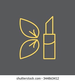 Simple icon lipstick.