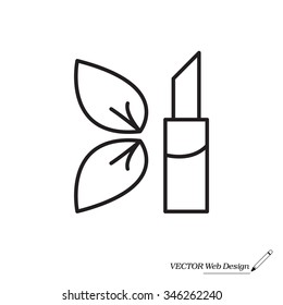 Simple icon lipstick.