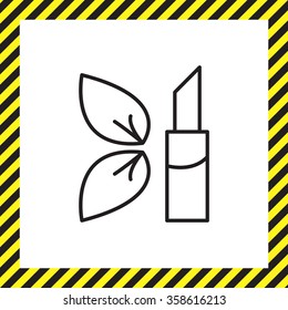 Simple icon lipstick.