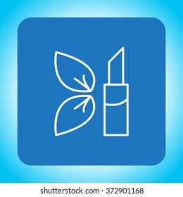 Simple icon lipstick.