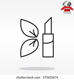 Simple icon lipstick.