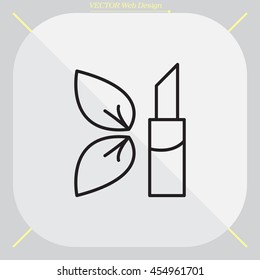 Simple icon lipstick.