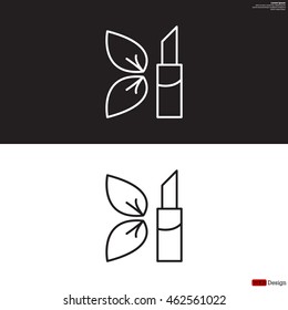 Simple icon lipstick.