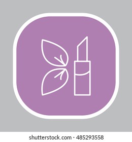 Simple icon lipstick.