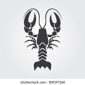 Simple icon: lobster