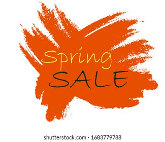 simple icon logo about spring