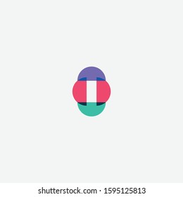 simple icon logo design template elements