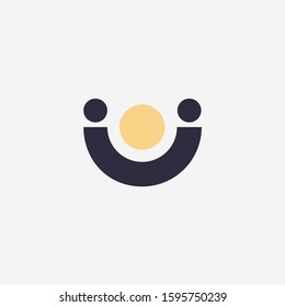 simple Icon logo design template elements