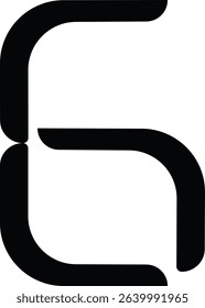 simple icon logo of street and letter G
