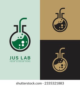 Simple icon logo vector design great for business, industry, beverage, research and education.