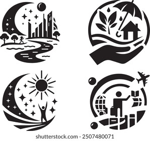 simple icon logo vector design art Illustration.