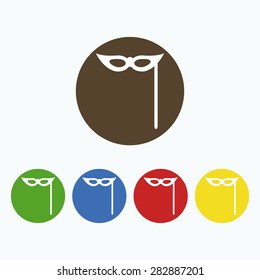 Simple icon masquerade mask.