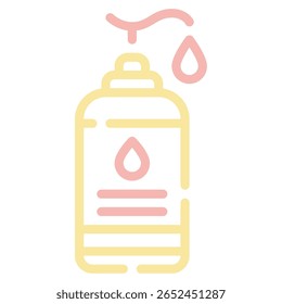 A simple icon of a moisturizing lotion bottle with a pump.