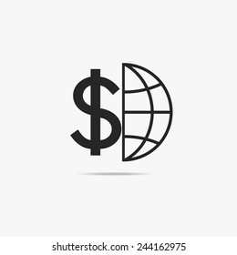 Simple icon money.