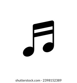 icono simple de notas musicales