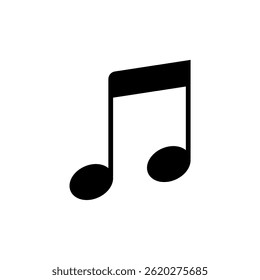 simple icon of musical scale and musical notes