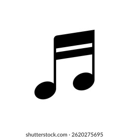 simple icon of musical scale and musical notes