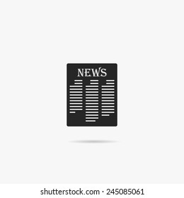 Simple icon news.