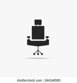 Simple icon office chair.