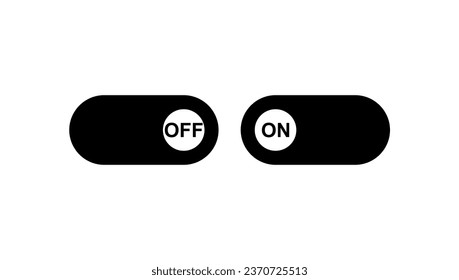 simple icon of on and off button