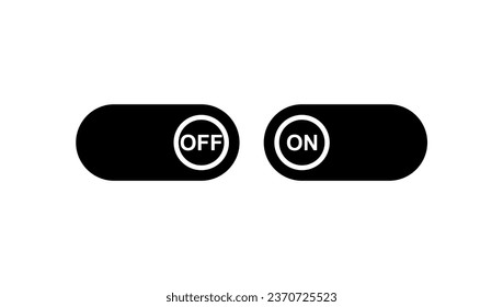 simple icon of on and off button