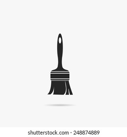 Simple icon Paint brush.