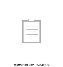 Simple icon Personal organizer- to do list.