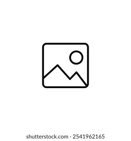 simple icon picture black and white minimalist