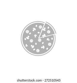 Simple icon pizza.