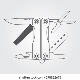 Simple icon: pocket tool