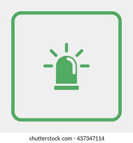 Simple icon police flashers.