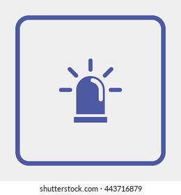 Simple icon police flashers.