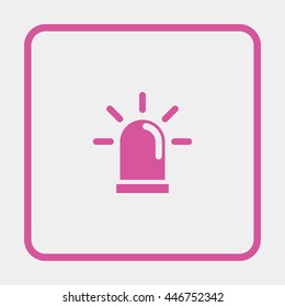 Simple icon police flashers.