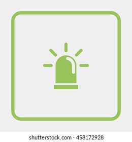 Simple icon police flashers.