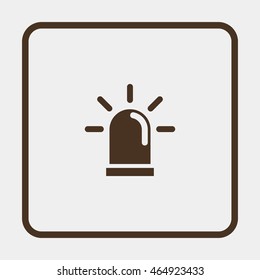 Simple icon police flashers.
