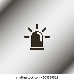 Simple icon police flashers.