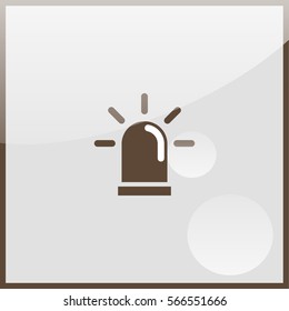 Simple icon police flashers.