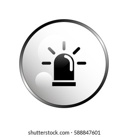 Simple icon police flashers.