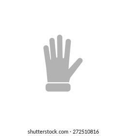 A simple icon of protective gloves.