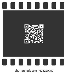 Simple icon QR code.