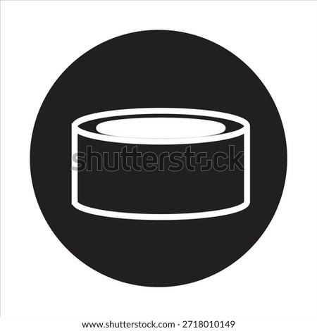 A simple icon representing food and communal meals during Ramadan.