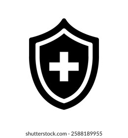 A simple icon representing pharmacy sign