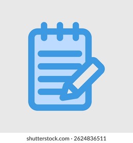 Ícone simples que representa o gerenciamento de tarefas, adequado para planejamento de projetos, listas de tarefas pendentes e aplicativos de produtividade.