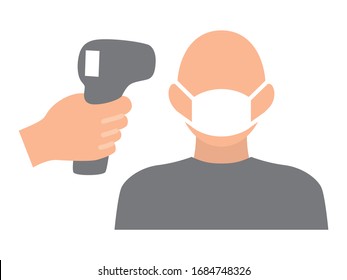 Simple icon representing temperature measurement