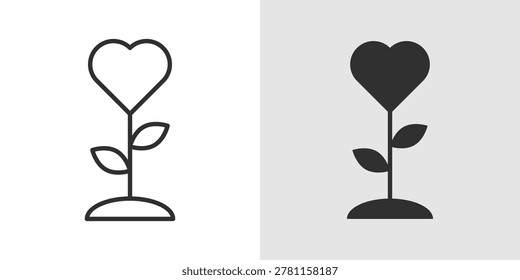 A simple icon representing thankfulness, appreciation, and positive emotions.